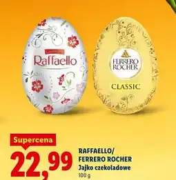 Lidl Jajko czekoladowe Raffaello oferta
