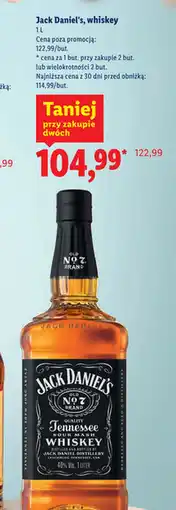 Lidl Whiskey Jack Daniel's oferta