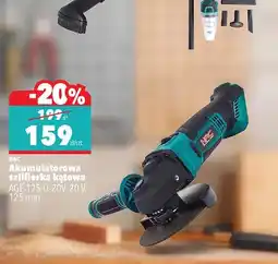 Biedronka Akumulatorowa szlifierka kątowa AGE-125-LI-20V, 20 V, 125 mm oferta