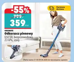 Biedronka Odkurzacz pionowy GC50, bezprzewodowy, 23 kPa, szary oferta