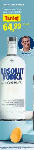 Lidl Wódka Absolut oferta