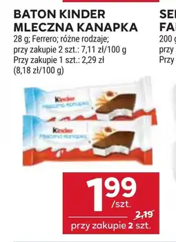 Stokrotka Market Kanapka mleczna Kinder oferta