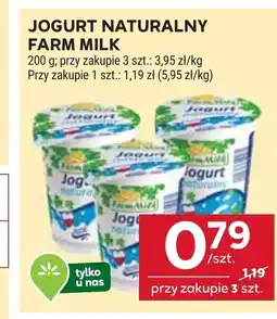 Stokrotka Jogurt naturalny Farm Milk oferta