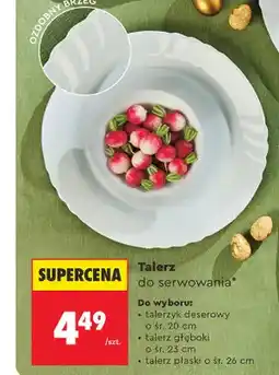 Biedronka Talerz do serwowania - talerz płaski oferta