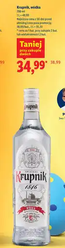 Lidl Wódka Krupnik oferta