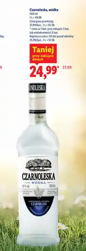 Lidl Wódka Czarnoleska oferta