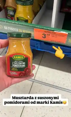 Biedronka Musztarda z suszonymi pomidorami oferta