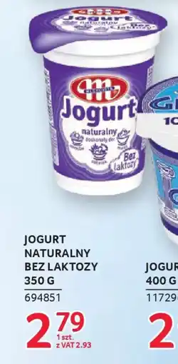 Selgros Jogurt naturalny bez laktozy oferta