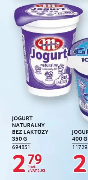 Selgros Jogurt naturalny bez laktozy oferta