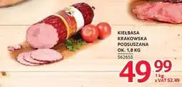 Selgros Kiełbasa krakowska podsuszana oferta