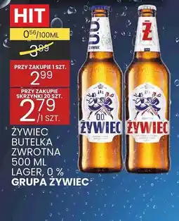 Wafelek Piwo butelka zwrotna lager 0% oferta