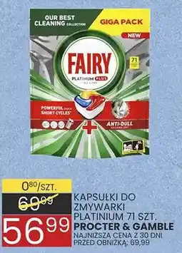 Wafelek Kapsułki do zmywarki Platinum 71 szt Procter & Gamble oferta