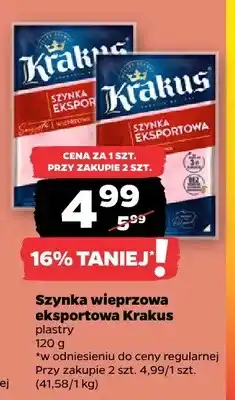 Netto Szynka wieprzowa eksportowa plastry oferta