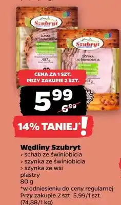 Netto Wędliny różne rodzaje oferta