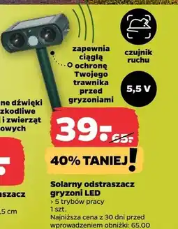 Netto Solarny odstraszacz gryzoni LED oferta