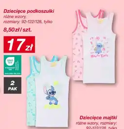 KiK Podkoszulki dziecięce różne wzory oferta