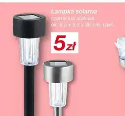 KiK Lampka solarna czarna lub stalowa oferta