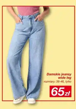 KiK Jeansy damskie wide leg oferta