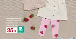 KiK Zestaw niemowlęcy 3 elementy, składa się z muślinowego topu, legginsów i opaski na włosy oferta