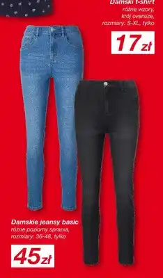KiK Jeansy damskie basic różne poziomy sprania oferta