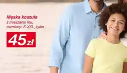 KiK Koszula męska z mieszanki lnu oferta