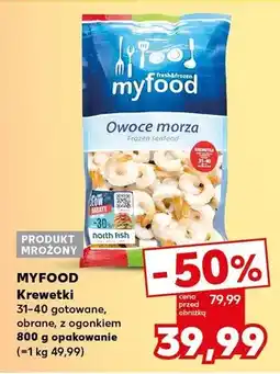 Kaufland Krewetki obrane, z ogonkiem oferta