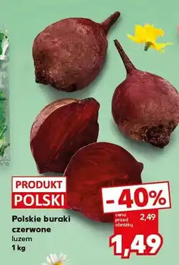 Kaufland Polskie buraki czerwone luzem oferta