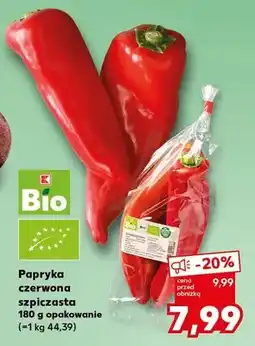 Kaufland Papryka czerwona szpiczasta oferta