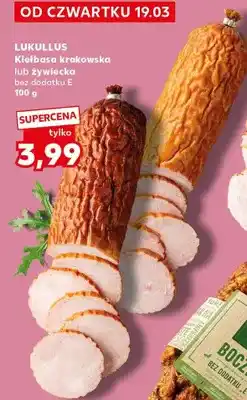 Kaufland Kiełbasa krakowska lub żywiecka oferta