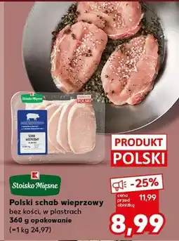 Kaufland Polski schab wieprzowy bez kości w plastrach oferta