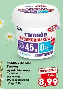 Kaufland Twaróg wysokobiałkowy 0% tłuszczu, bez laktozy oferta