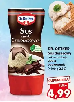 Kaufland Sos deserowy różne rodzaje oferta