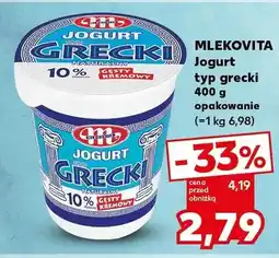 Kaufland Jogurt typ grecki 10% oferta