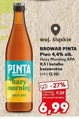 Kaufland Piwo Browar Pinta Hazy Morning APA oferta