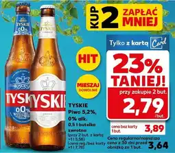 Kaufland Piwo Tyskie 0% oferta