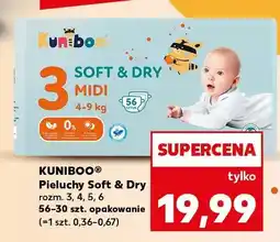 Kaufland Pieluchy Soft & Dry rozm. 3, 4, 5, 6 oferta