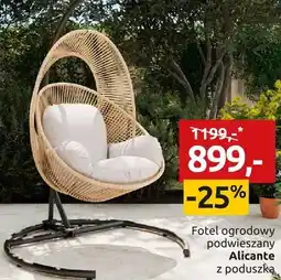 Black Red White Fotel ogrodowy podwieszany Alicante z poduszką oferta