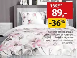 Black Red White Komplet pościeli Blume wym.160x200 + 2 x 70x80 cm bawełna satynowa wym. 220x200 + 2 x 70x80 cm oferta