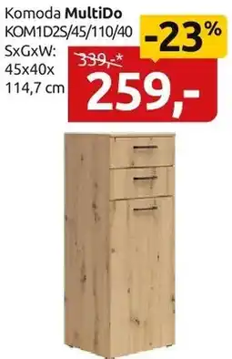Black Red White Komoda MultiDo KOM1D2S/45/110/40 SxGxW: 45x40x114,7 cm oferta