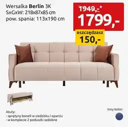 Black Red White Wersalka Berlin 3K oferta