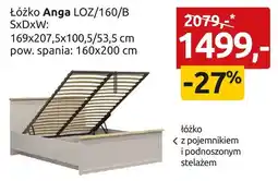 Black Red White Łóżko Anga LOZ/160/B oferta