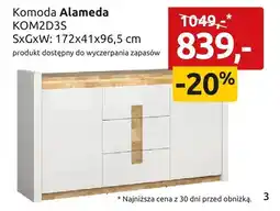 Black Red White Komoda Alameda KOM2D3S oferta