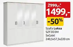 Black Red White Szafa Loksa SZF2D3M oferta