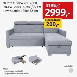 Black Red White Narożnik Brico 2F.URCBK oferta