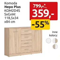 Black Red White Komoda Nopo Plus KOM2D4S oferta