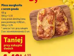 Lidl Pinsa margherita z serem gouda oferta