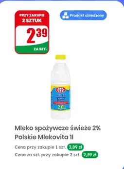 Dino Mleko spożywcze świeże 2% Polskie oferta