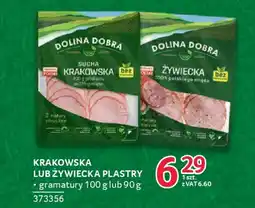 Selgros Krakowska lub żywiecka plastry oferta