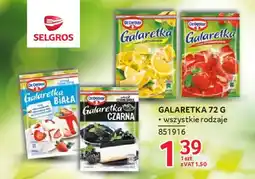 Selgros Galaretka oferta
