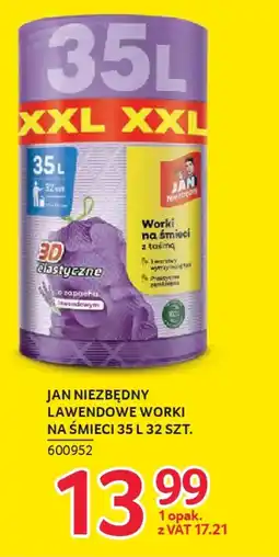 Selgros Jan niezbędny lawendowe worki na śmieci 35 l oferta